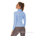 Blue Zip Baselayer Equestrian Competition Shirt